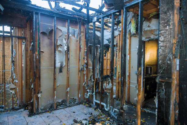 Professional Soot Cleanup technician working in Frisco, TX